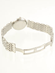 12Pダイヤラウンドロゴフェイスウォッチ シルバー