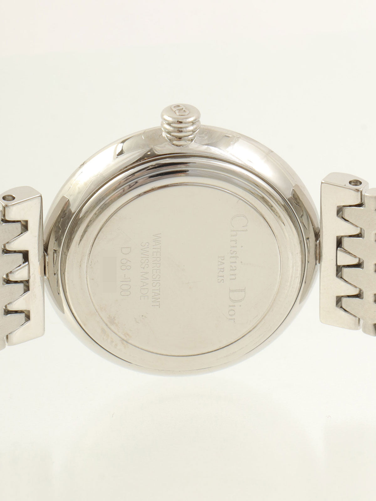 12Pダイヤラウンドロゴフェイスウォッチ シルバー