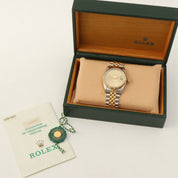 Circa 1993, 10-point diamond Datejust, 36mm, 16233G, U-serial, automatic, champagne dial