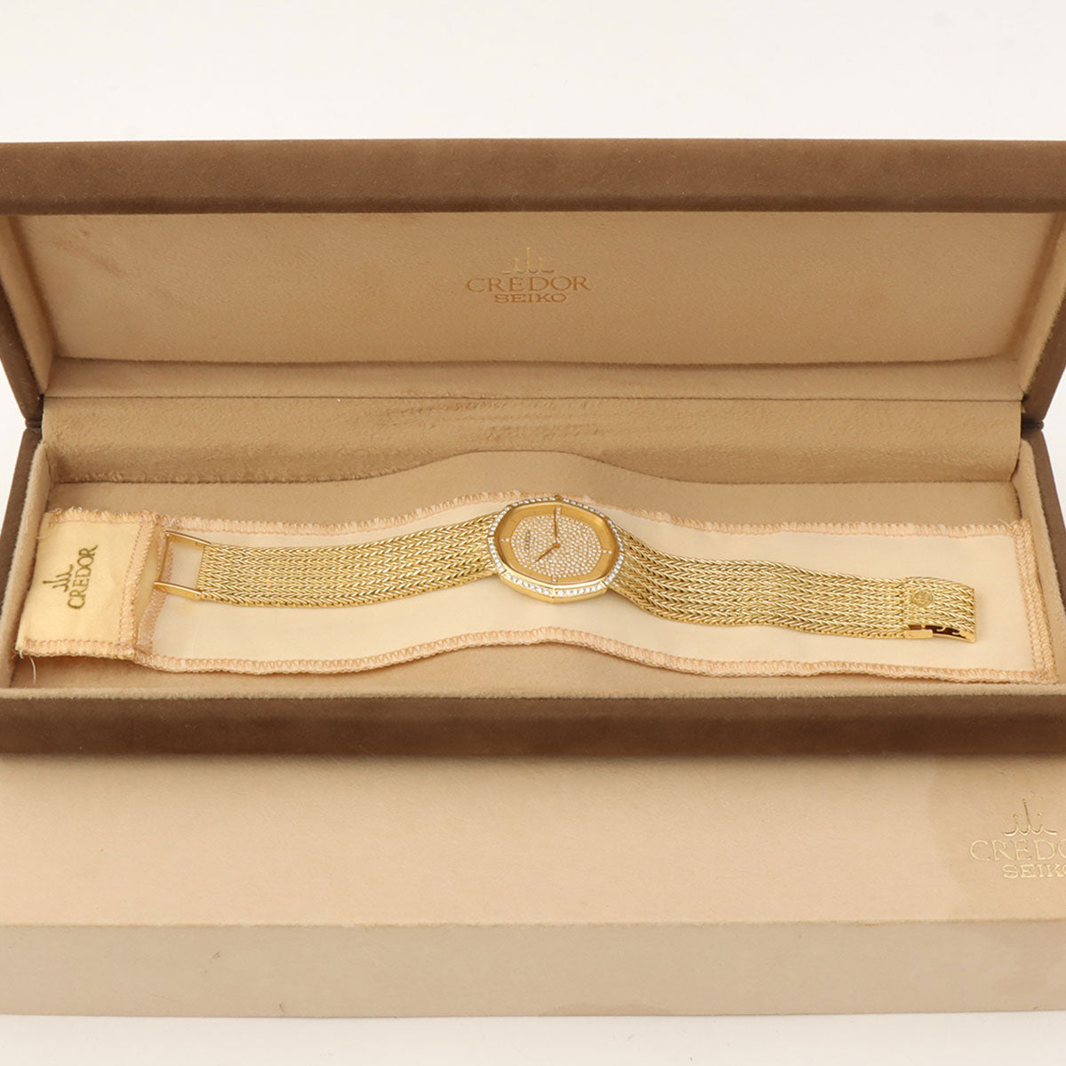 18Kクレドール 33mm 7770-5220 クウォーツ シャンパン