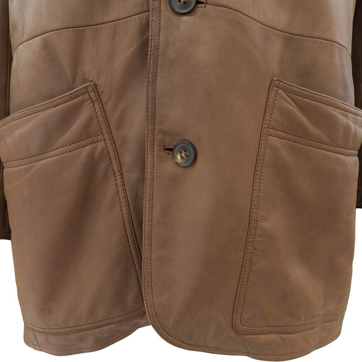 Leather Jacket #46 Brown