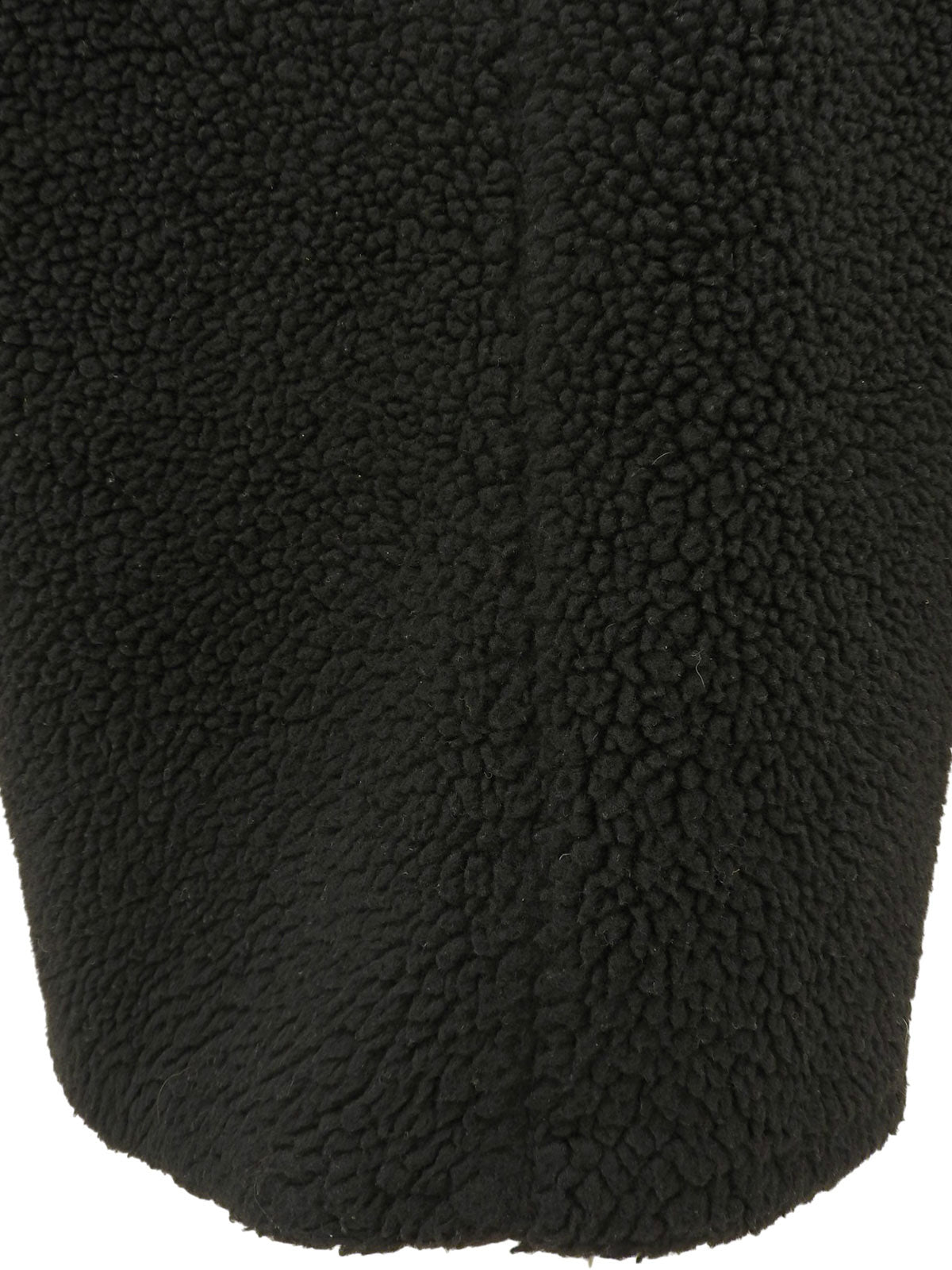 黑色 Boa Logo 纽扣外套