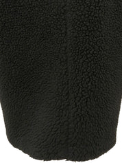 黑色 Boa Logo 纽扣外套