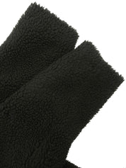 黑色 Boa Logo 纽扣外套