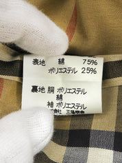 Nova Check Lining Trench Coat Khaki