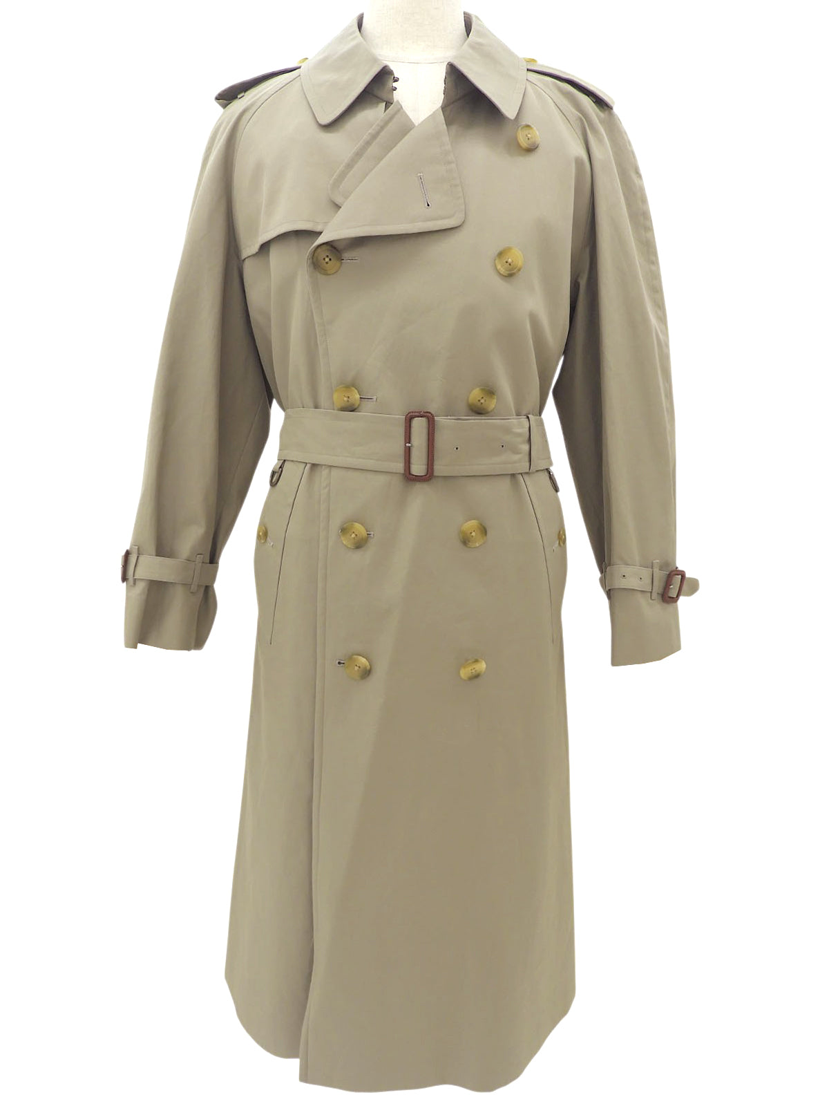 Nova Check Lining Trench Coat Khaki