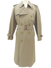 Nova Check Lining Trench Coat Khaki