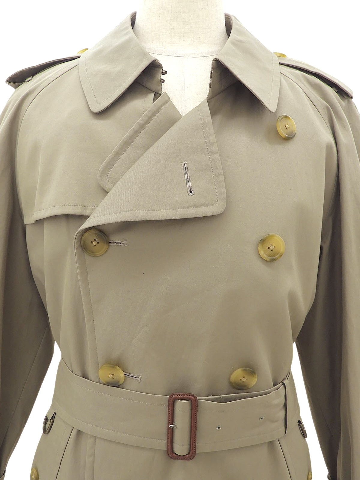 Nova Check Lining Trench Coat Khaki