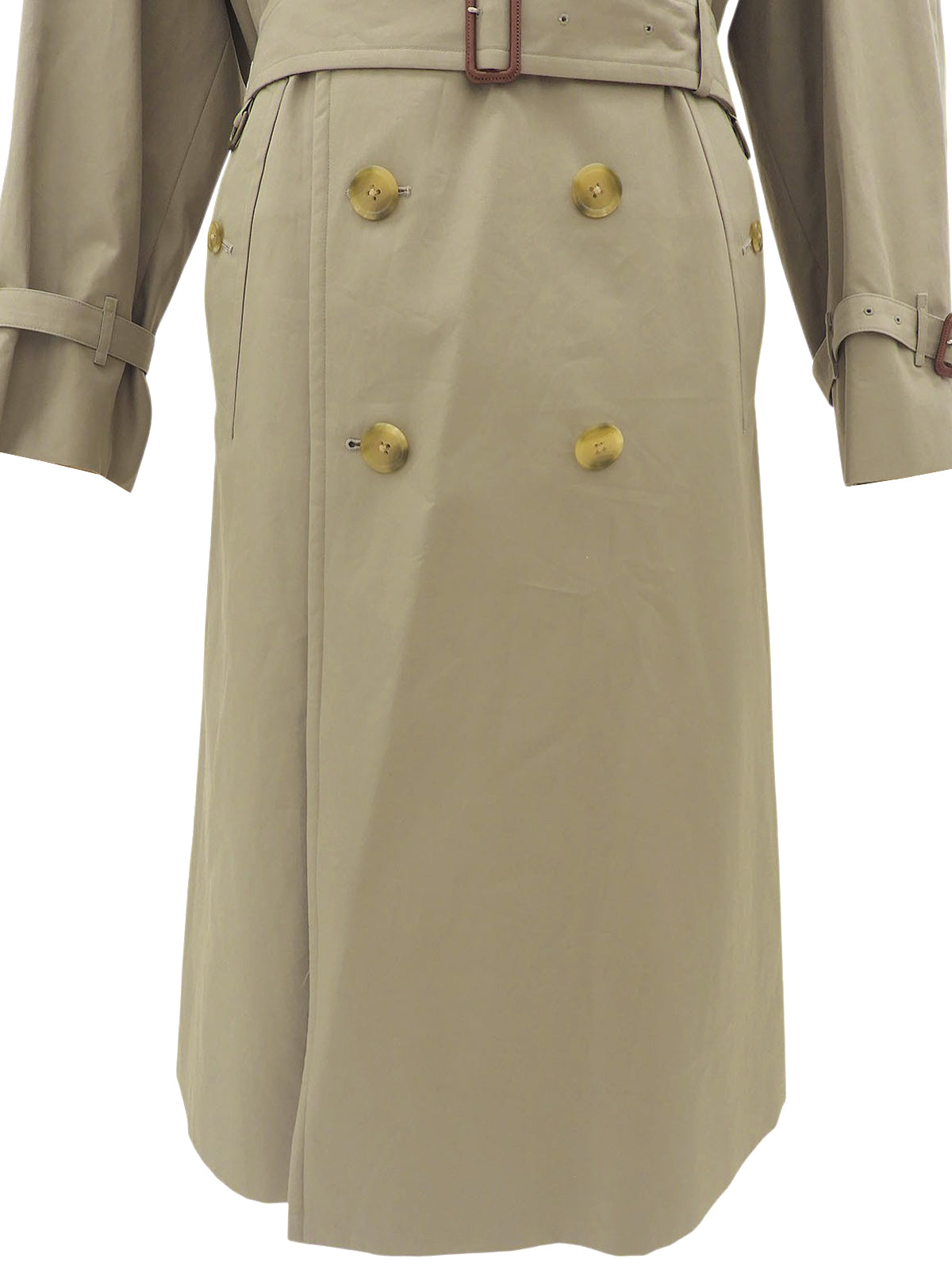 Nova Check Lining Trench Coat Khaki