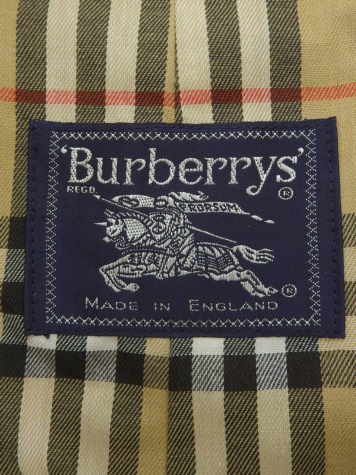 ノバチェックライニングトレンチコート ベージュ