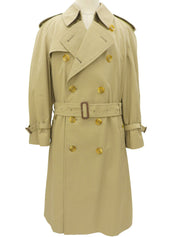 ノバチェックライニングトレンチコート ベージュ