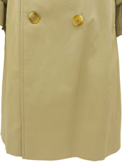 ノバチェックライニングトレンチコート ベージュ