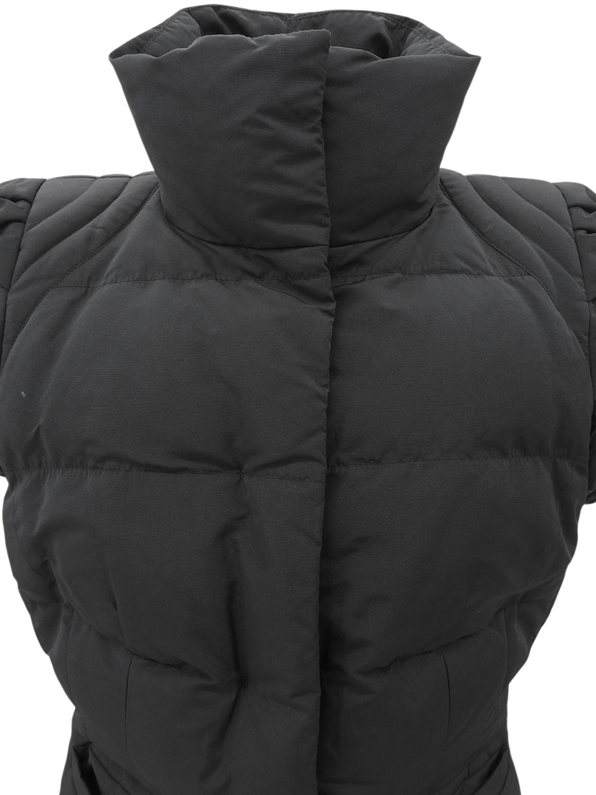 Short-sleeved down jacket #40 Black