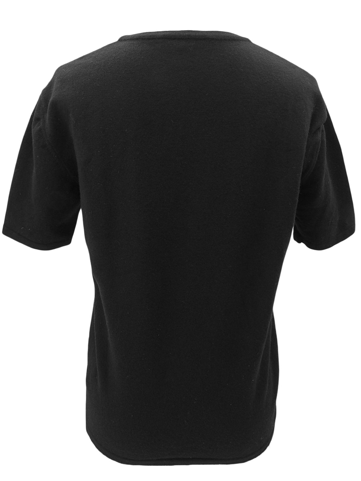 Knitted Short Sleeve Top #42 Black