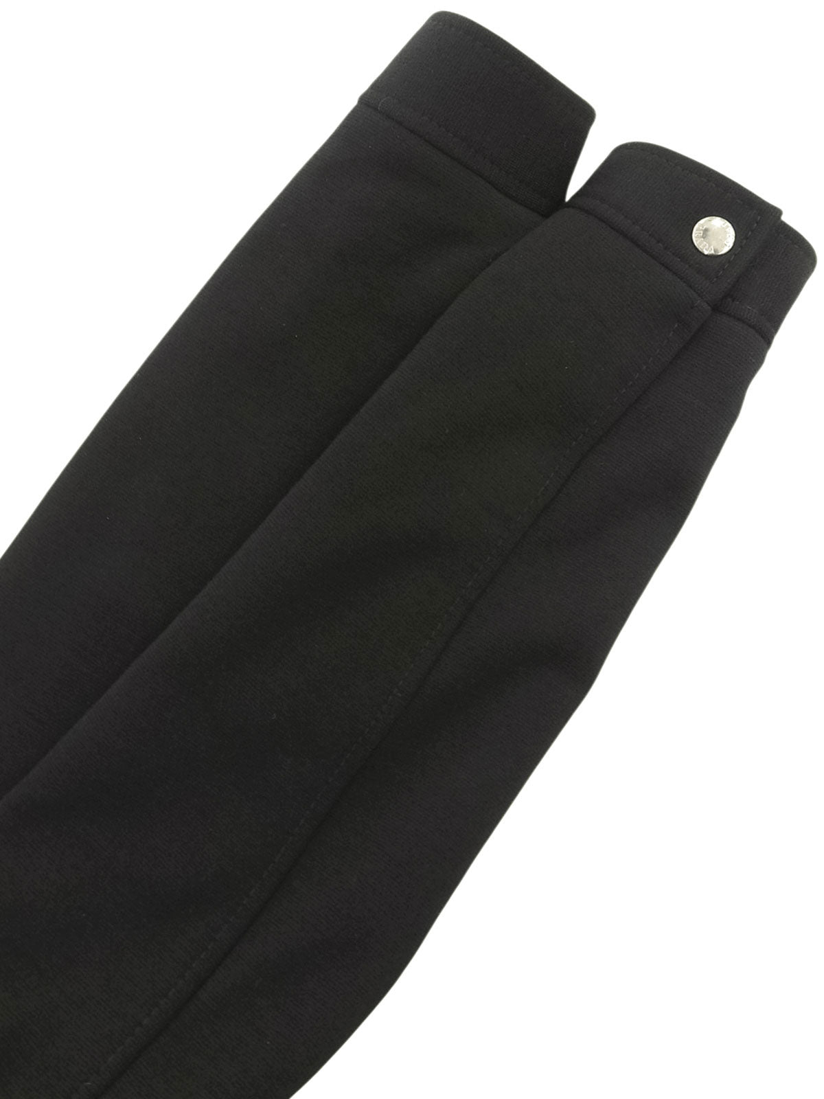 Wool zip-up hoodie #S Black