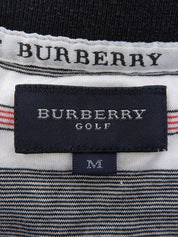 ボーダーロゴ刺繍Tシャツ ホワイト/ブラック/レッド