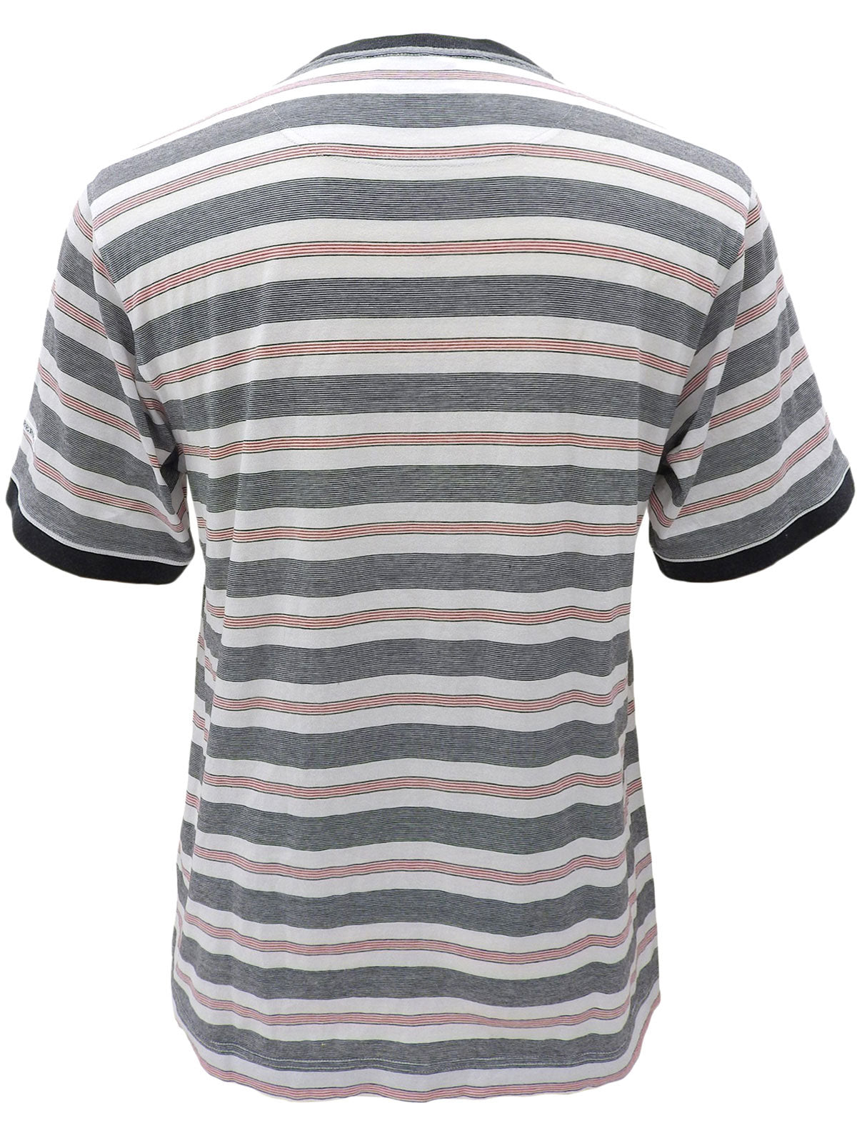 白色/黑色/红色边框刺绣logo T恤