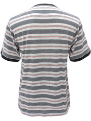 白色/黑色/红色边框刺绣logo T恤