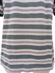 白色/黑色/红色边框刺绣logo T恤