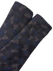 卡其色迷彩图案Logo铭牌夹克