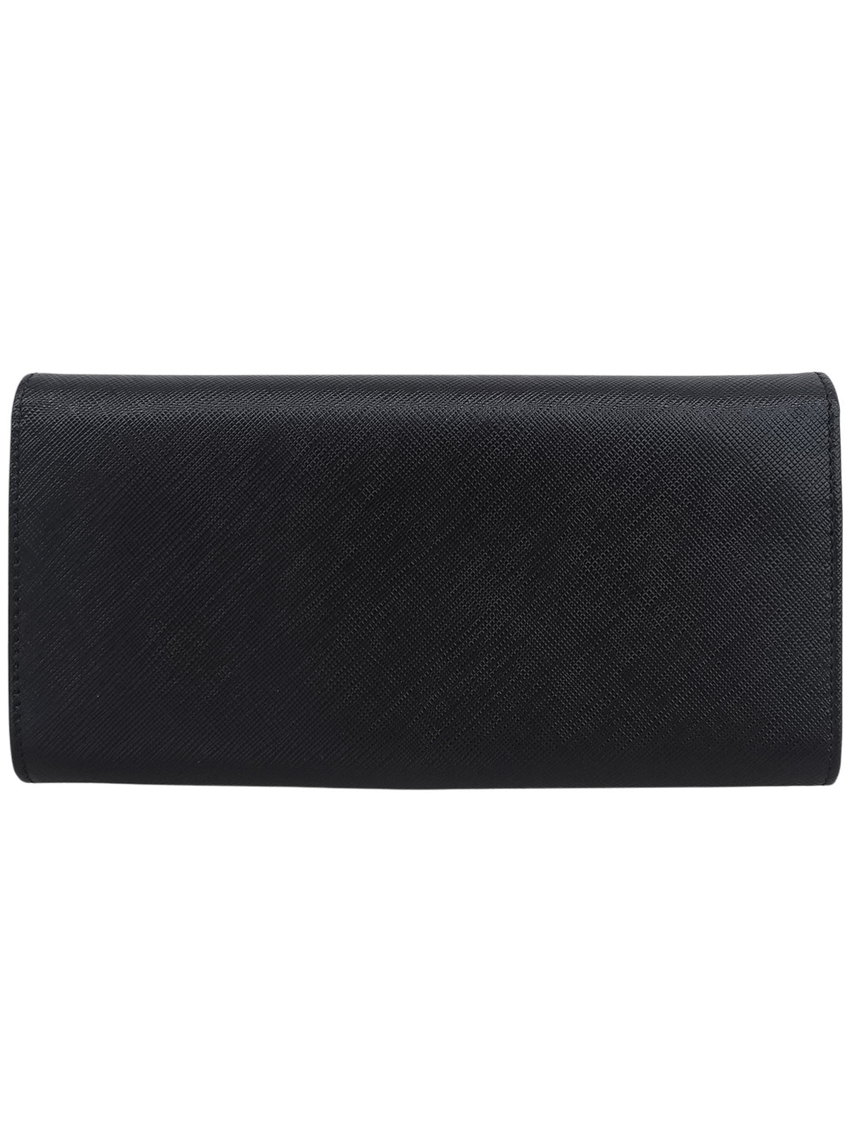 ガンチーニプレートロングウォレット ブラック