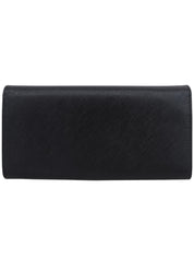 ガンチーニプレートロングウォレット ブラック