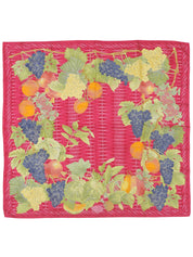 Fruit Pattern Scarf Pink/Multi