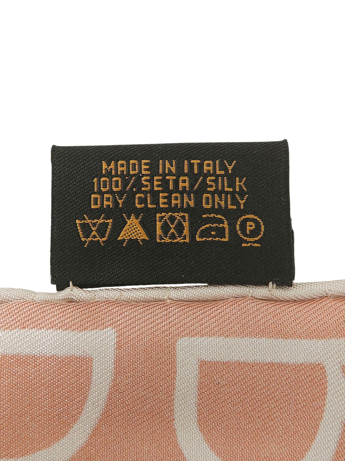 ロゴパターンスカーフ ピンクベージュ/ミントグリーン