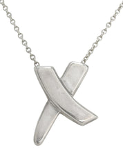 925 Paloma Picasso Graffiti X Necklace Silver