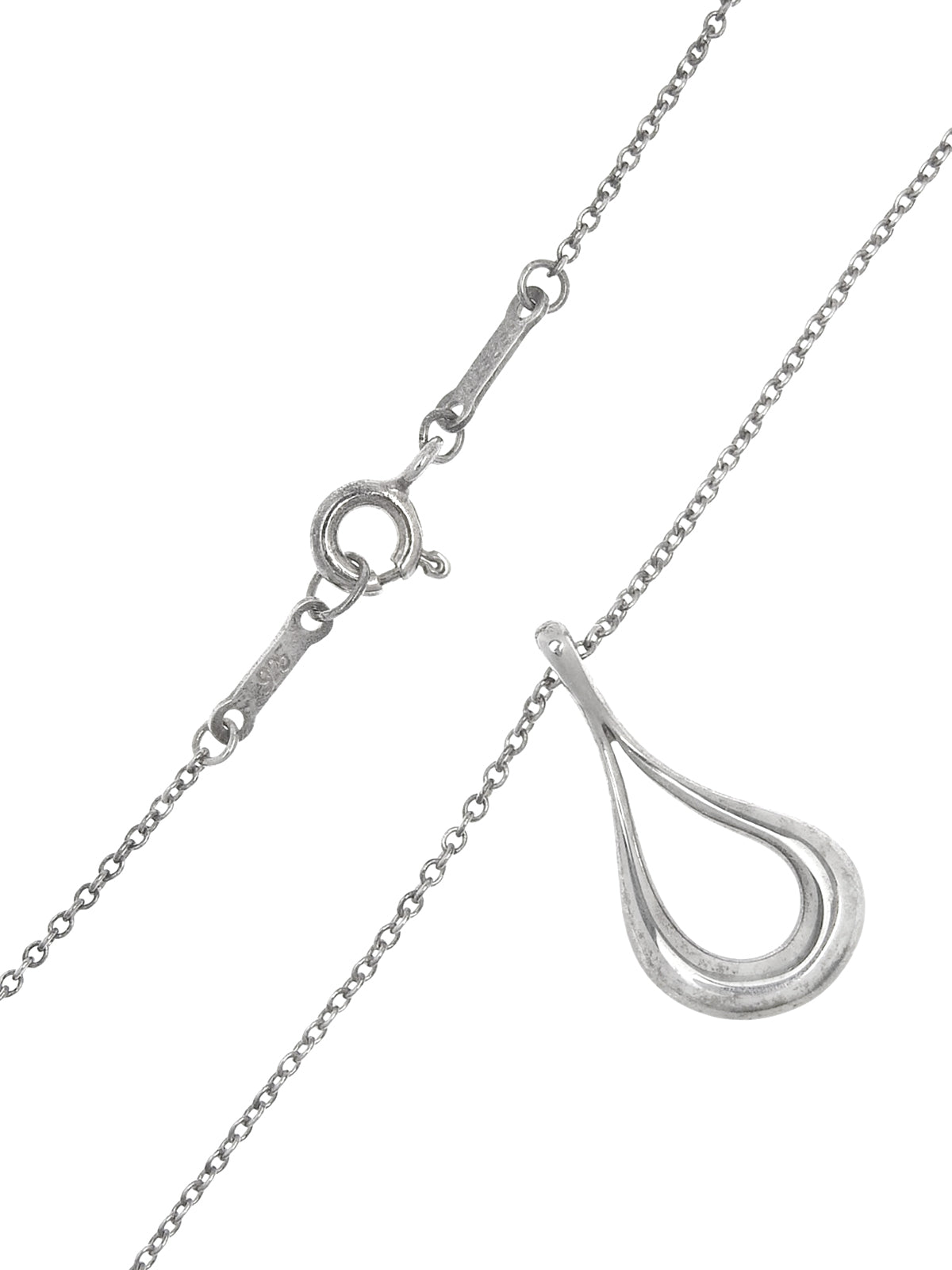 925 Teardrop Necklace Silver
