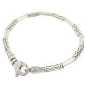 925 Aztec Zigzag Bracelet Silver