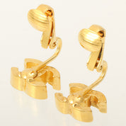 Mini CC Mark Earrings, Gold