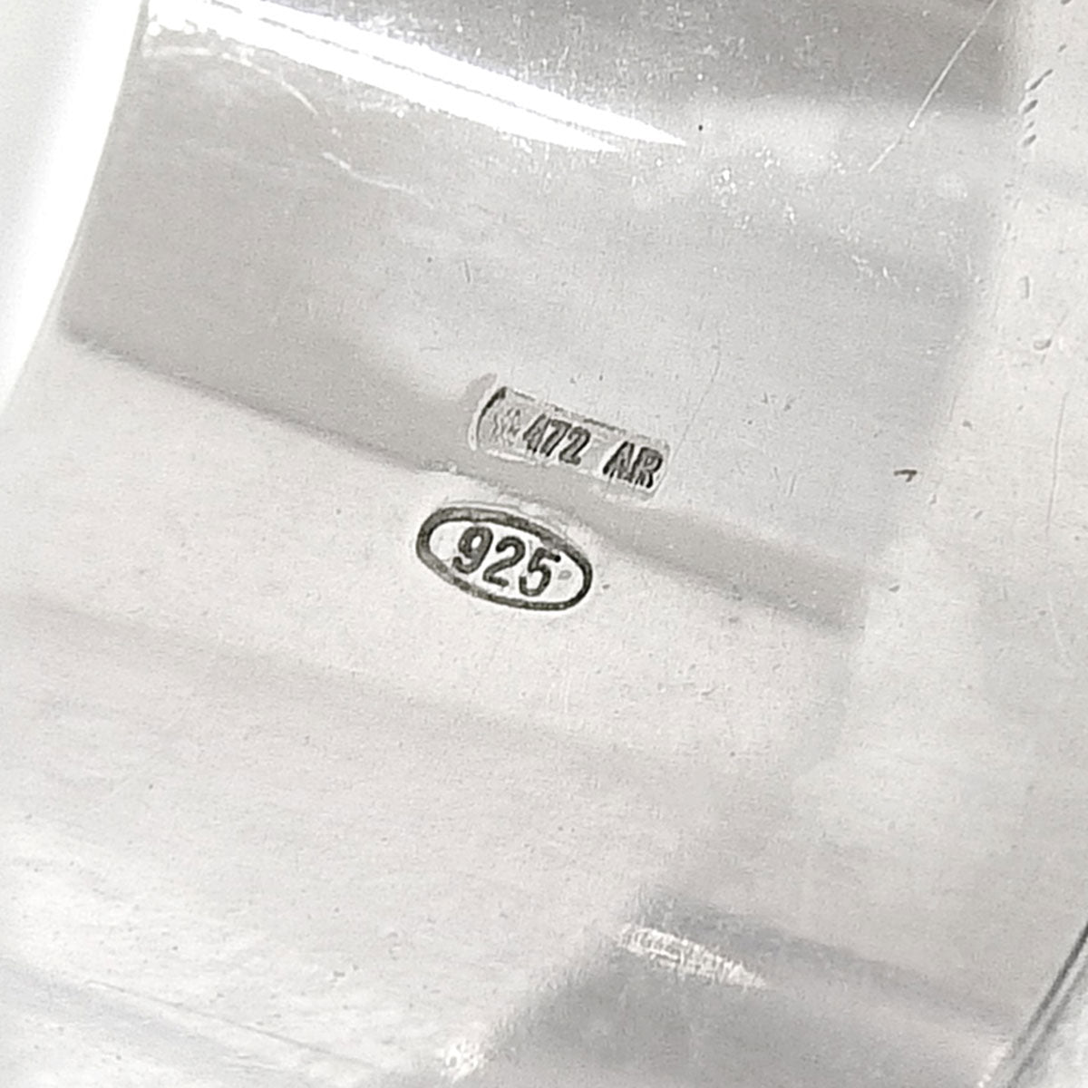 925标志戒指 #54 银色