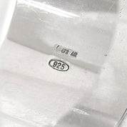 925标志戒指 #54 银色
