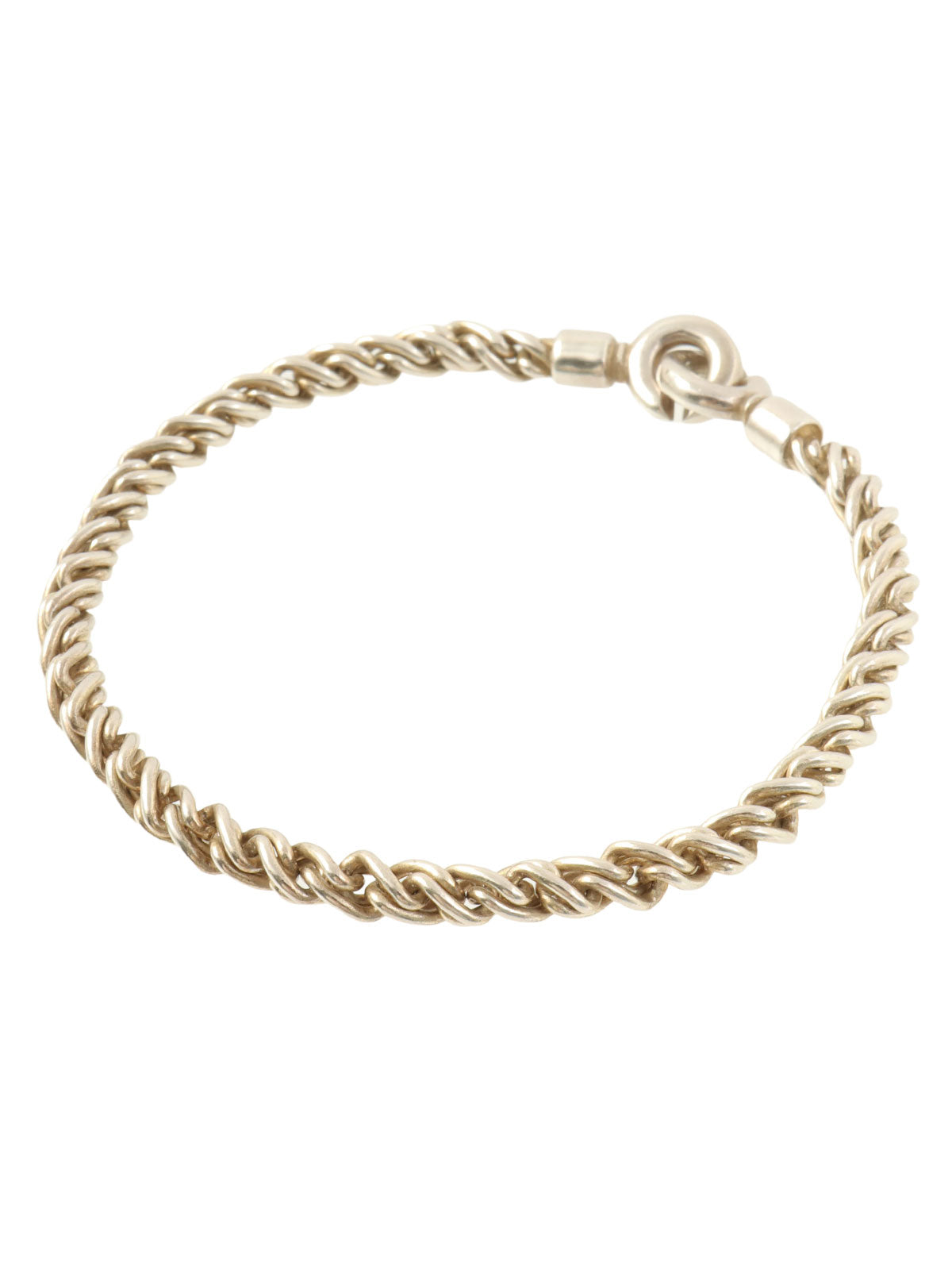 925 Twist Chain Bracelet Silver