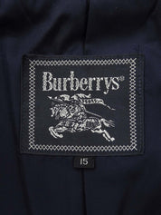Logo Emblem Embroidered Jacket #15 Navy