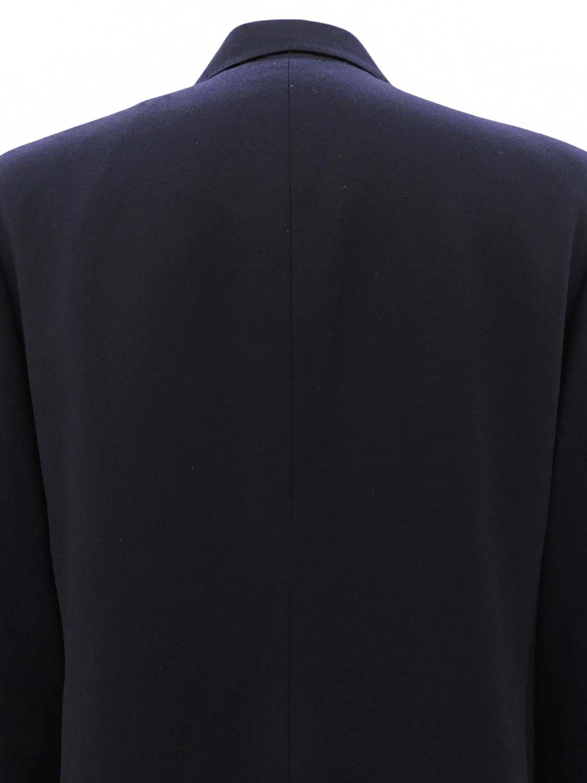 Logo Emblem Embroidered Jacket #15 Navy