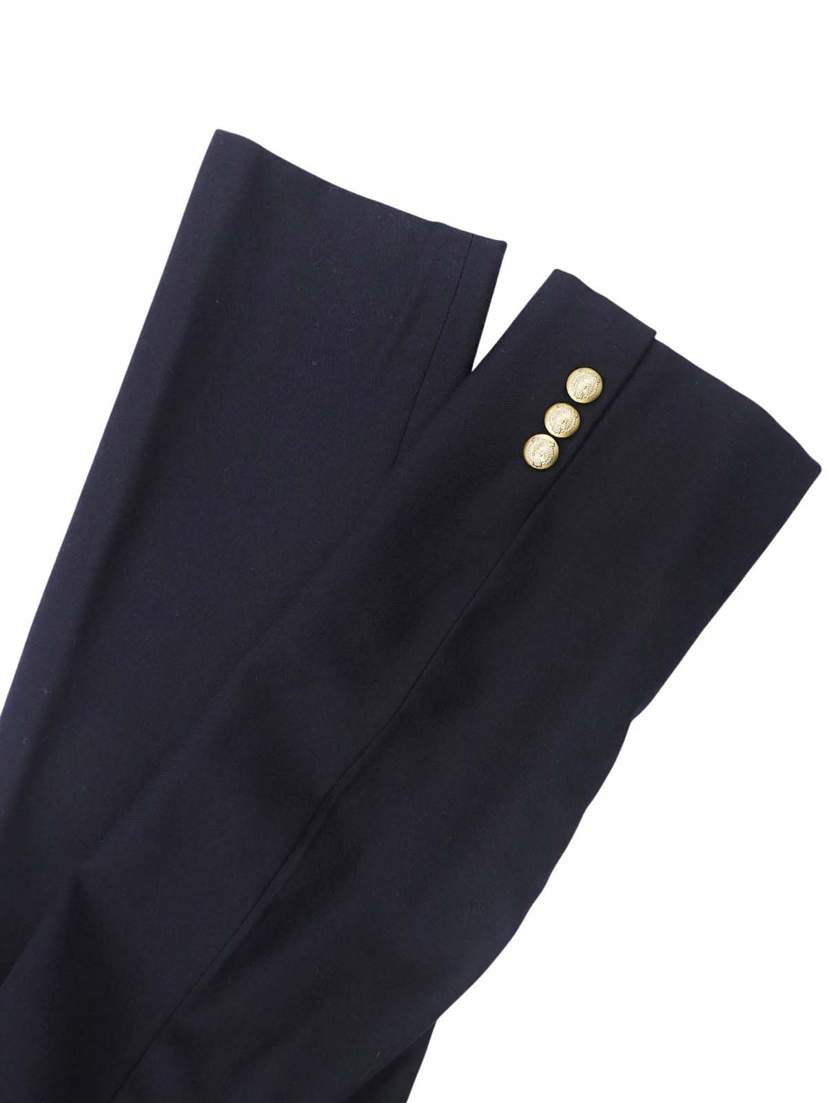 Logo Emblem Embroidered Jacket #15 Navy