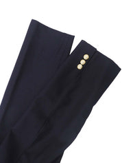 Logo Emblem Embroidered Jacket #15 Navy