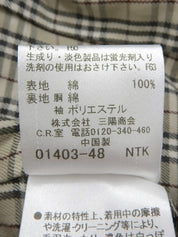 チェックライニングトレンチコート #34 ベージュ
