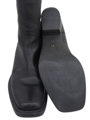GG Embossed Long Boots #37.5 Black