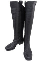 GG Embossed Long Boots #37.5 Black