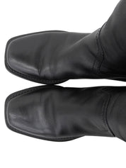 GG Embossed Long Boots #37.5 Black