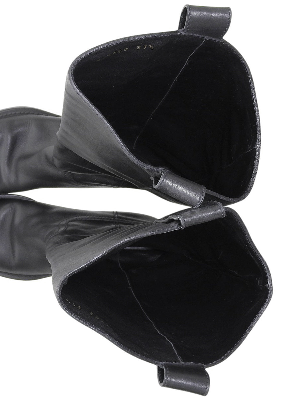 GG Embossed Long Boots #37.5 Black
