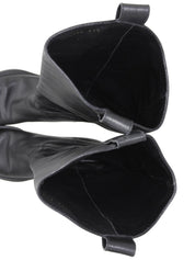 GG Embossed Long Boots #37.5 Black