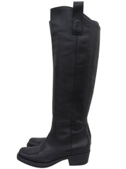 GG Embossed Long Boots #37.5 Black