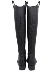 GG Embossed Long Boots #37.5 Black
