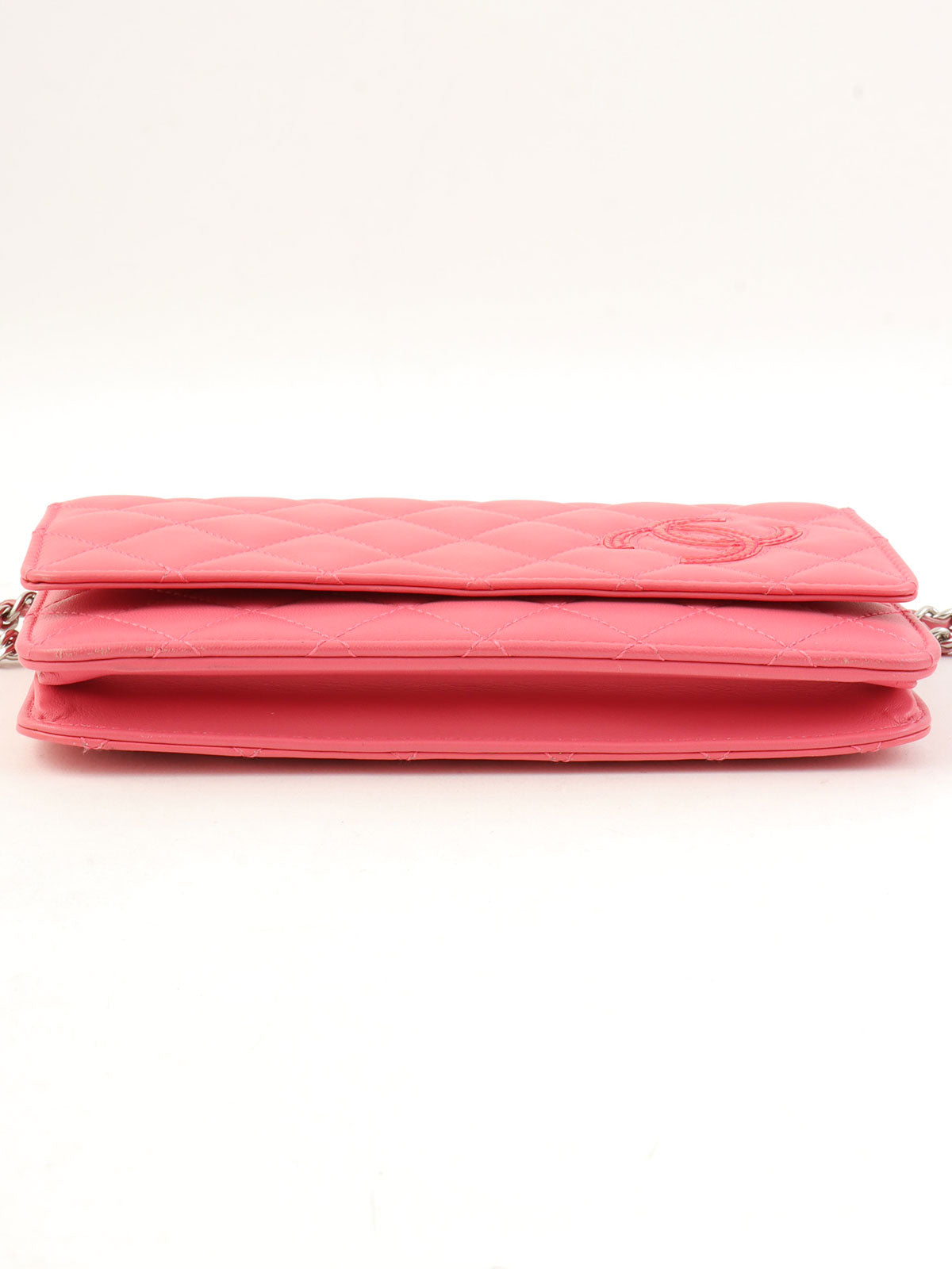 2014年頃製 CCマークステッチチェーンウォレット ピンク