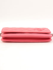 2014年頃製 CCマークステッチチェーンウォレット ピンク