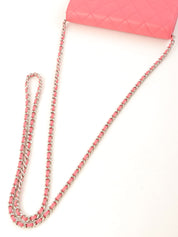 2014年頃製 CCマークステッチチェーンウォレット ピンク